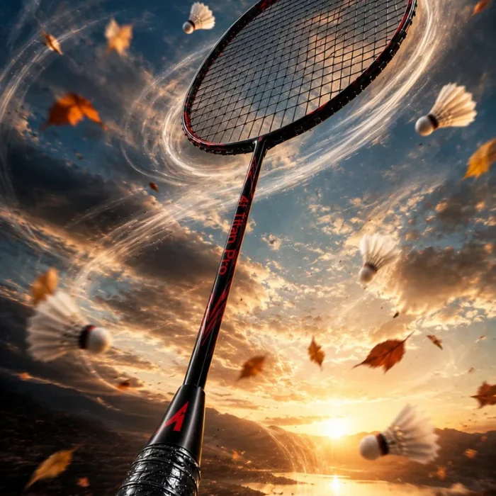 4i Titan Pro Badminton Racquet Black